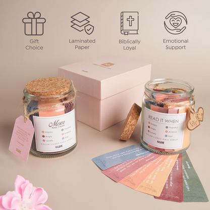 BLIEVE - Jar of Bible Verses (Gift Box Included)